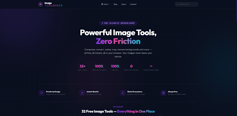 ImageToolShack.com screenshot